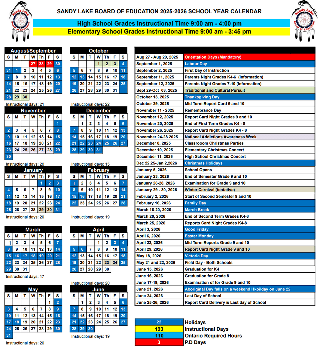 CALENDAR - slbe.ca